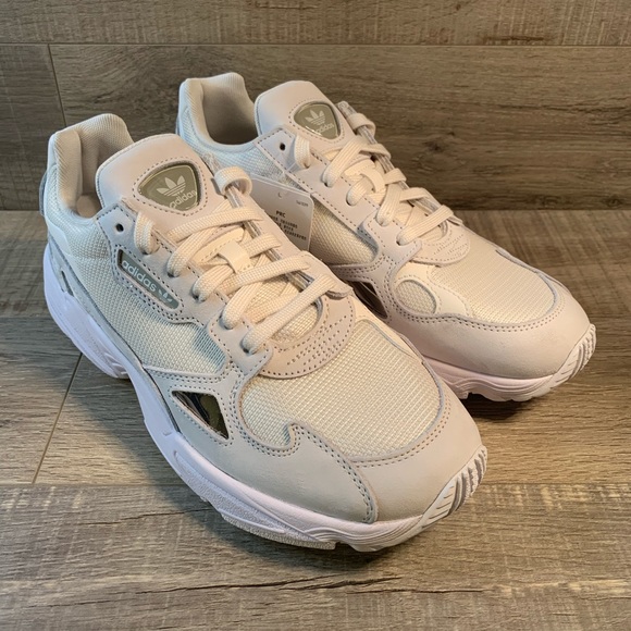 adidas falcon chalk white